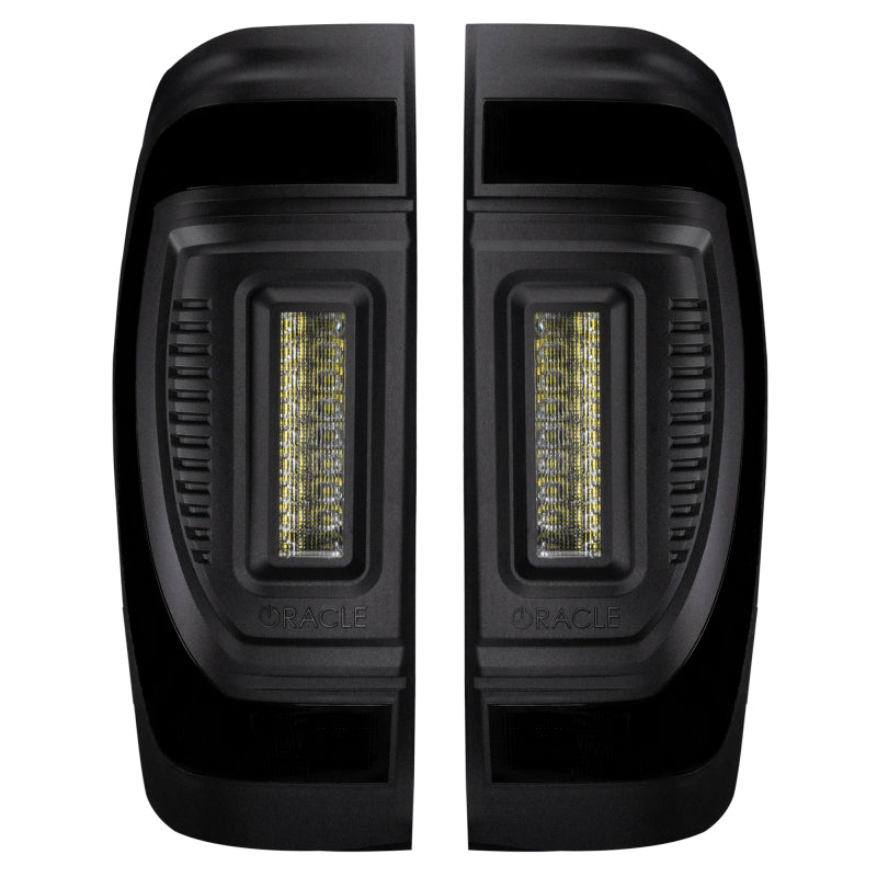 ORACLE Lighting 5927-504-T - ORL5927-504-T - Oracle 19-23 GMC Sierra Black Series Flush Style LED Tail Lights - Factory Halogen - Shipped in Europe - Tuningsupply.com