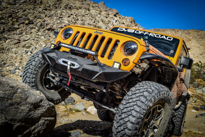 DV8 Offroad INFEND-01FB - DVEINFEND-01FB - DV8 Offroad 07-18 Jeep Wrangler JK Front Aluminum Inner Fender - Black - Shipped in Europe - Tuningsupply.com