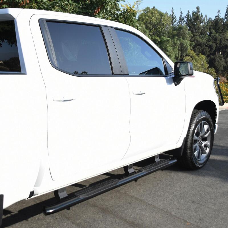 Westin 21-24135 - WES21-24135 - Westin 2019 Chevrolet Silverado/Sierra 1500 Crew Cab Non LD PRO TRAXX 4 Oval Nerf Step Bars - Black - Shipped in Europe - Tuningsupply.com