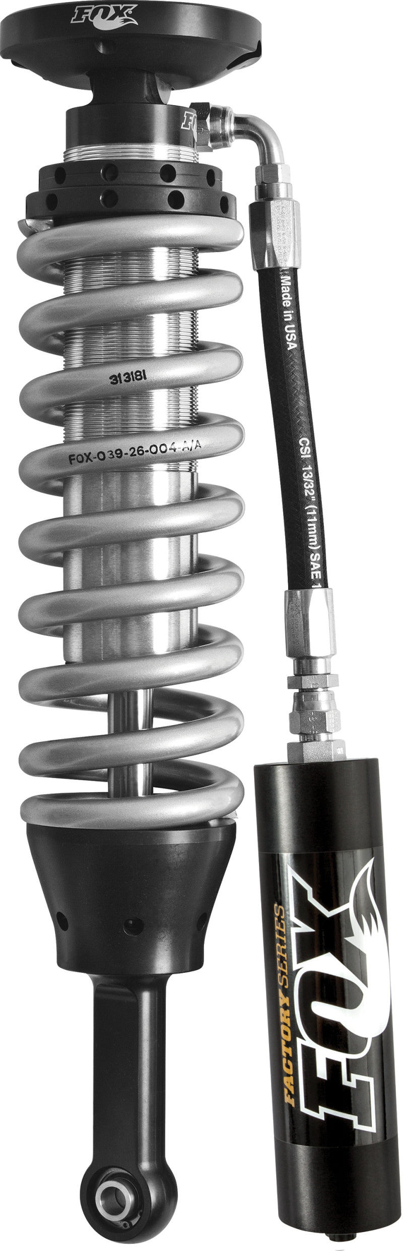 FOX 880-02-418 - FOX880-02-418 - Fox 05+ Tacoma w/UCA 2.5 Factory Series 4.94in. Remote Res. Coilover Set / Mid-Travel - Black/Zinc - Shipped in Europe - Tuningsupply.com