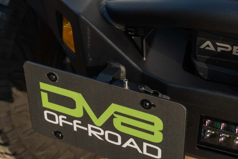 DV8 Offroad LPUN-01 - DVELPUN-01 - DV8 Offroad Universal Quick Release D-Ring License Plate Mount - Shipped in Europe - Tuningsupply.com
