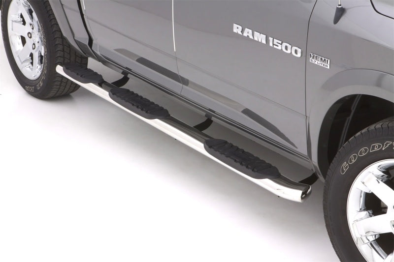 LUND 24497043 - LND24497043 - Lund 09-17 Dodge Ram 1500 Crew Cab (5.5ft. Bed) 5in. Oval WTW SS Nerf Bars - Polished - Shipped in Europe - Tuningsupply.com