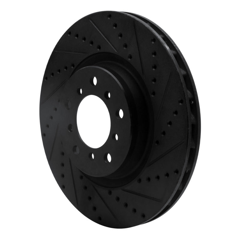 R1 Concepts 633-31054D - RNC633-31054D - R1 01-06 BMW M3 Left Front Drilled & Slotted Black Brake Rotor - Shipped in Europe - Tuningsupply.com