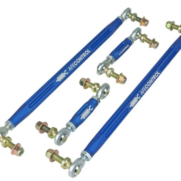 aFe 442-721001-L - AFE442-721001-L - aFe Control 20-21 Toyota Supra 3.0L Adjustable End Links Kit - Front & Rear - Shipped in Europe - Tuningsupply.com