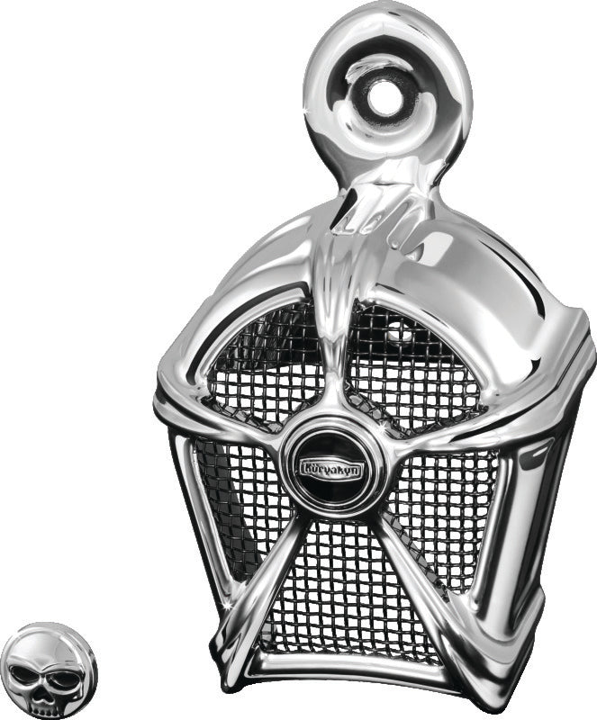 Kuryakyn 7296 - KUR7296 - Kuryakyn Mach 2 Horn Cover Chrome With Black Mesh - Shipped in Europe - Tuningsupply.com