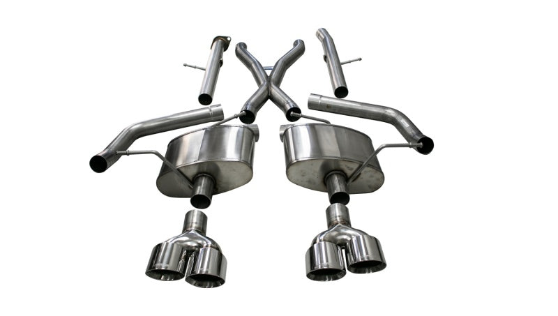 CORSA Performance 21052 - COR21052 - Corsa 18-21 Jeep Grand Cherokee TrackHawk 6.2L Xtreme Cat-Back Dual Rear Exit w/4.5in Polished Tips - Shipped in Europe - Tuningsupply.com