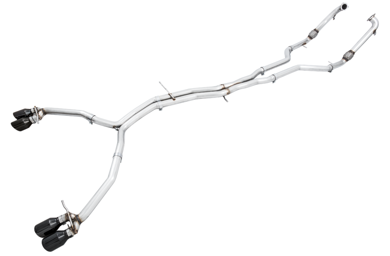 AWE Tuning 3010-43062 - AWE3010-43062 - AWE Tuning Audi B9 S5 Sportback Track Edition Exhaust - Non-Resonated (Black 102mm Tips) - Shipped in Europe - Tuningsupply.com