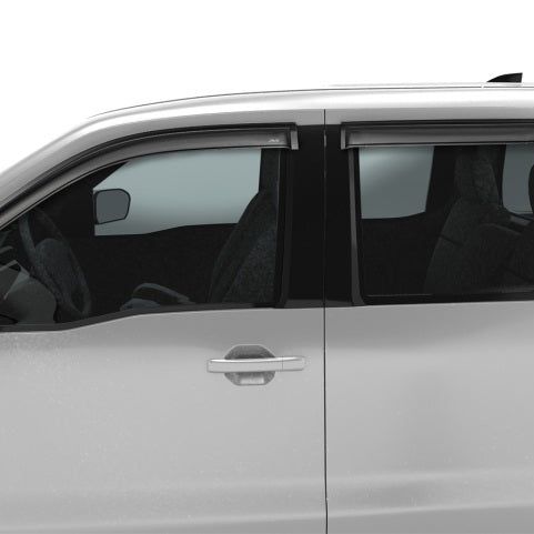 AVS 94788 - AVS94788 - AVS 2022 Nissan Frontier (Crewcab Pickup) Ventvisor Outside Mount Window Deflectors 4pc - Smoke - Shipped in Europe - Tuningsupply.com