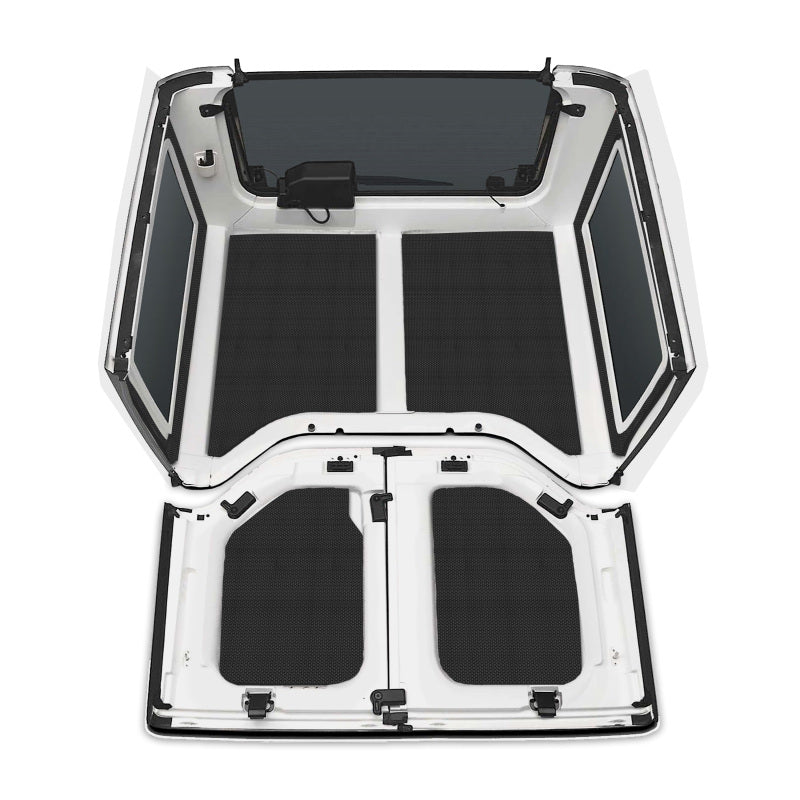 DEI 50285 - DEI50285 - DEI 11-18 Jeep Wrangler JK 2-Door Boom Mat Complete Headliner Kit - 6 Piece - Black - Shipped in Europe - Tuningsupply.com