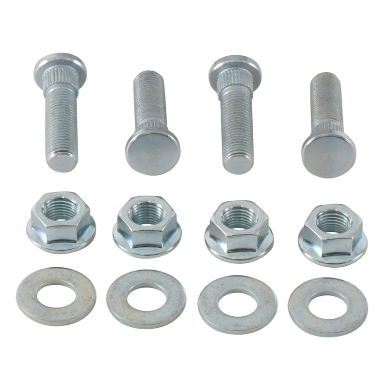 All Balls Racing 85-1103 - ABR85-1103 - All Balls Racing 10-12 Polaris LSV Electric 4x4 Wheel Stud & Nut Kit Front - Shipped in Europe - Tuningsupply.com