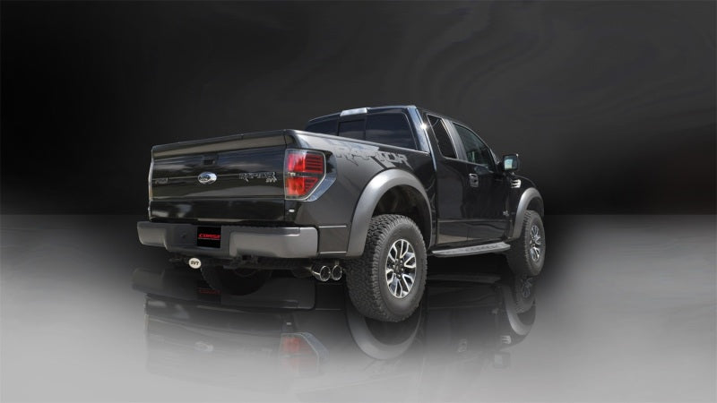 CORSA Performance 14760 - COR14760 - Corsa 2011-2014 Ford F-150 Raptor 6.2L V8 145in Wheelbase Polished Xtreme Cat-Back Exhaust - Shipped in Europe - Tuningsupply.com