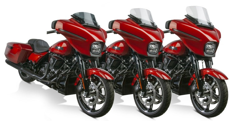 National Cycle N20438 - NATN20438 - National Cycle 24+ Harley-Davidson FLH/ 23 FLH CVO V-Stream Quantum Plus Mid Windshield- LT. Tint - Shipped in Europe - Tuningsupply.com
