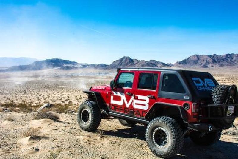 DV8 Offroad - DVEFENDB-02 - DV8 Offroad 07-18 Jeep Wrangler JK Front & Rear Flat Tube Fenders - Shipped in Europe - Tuningsupply.com