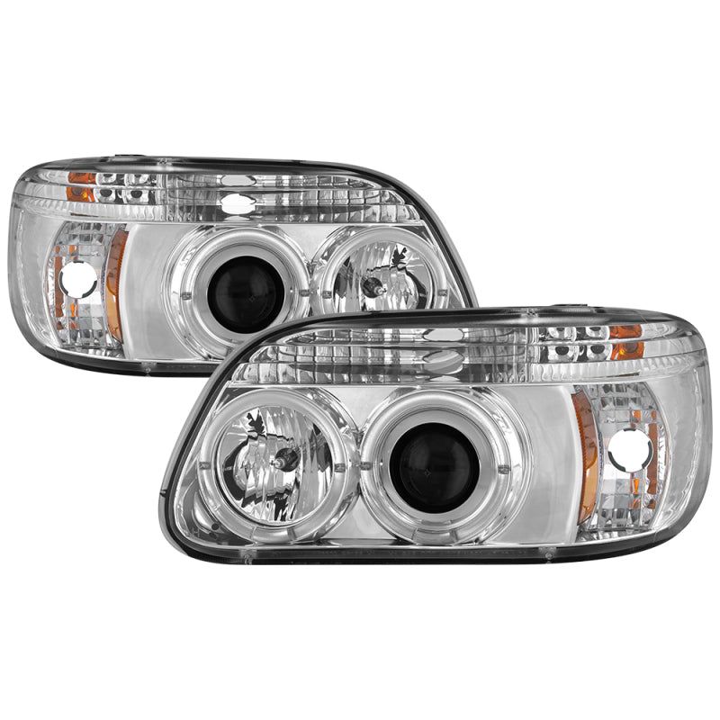 SPYDER 5010148 - SPY5010148 - Spyder Ford Explorer 95-01 1PC Projector Headlights LED Halo Chrm PRO-YD-FEXP95-HL-1PC-C - Shipped in Europe - Tuningsupply.com