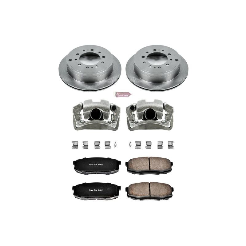 PowerStop KCOE3073 - PSBKCOE3073 - Power Stop 08-11 Lexus LX570 Rear Autospecialty Brake Kit w/Calipers - Shipped in Europe - Tuningsupply.com