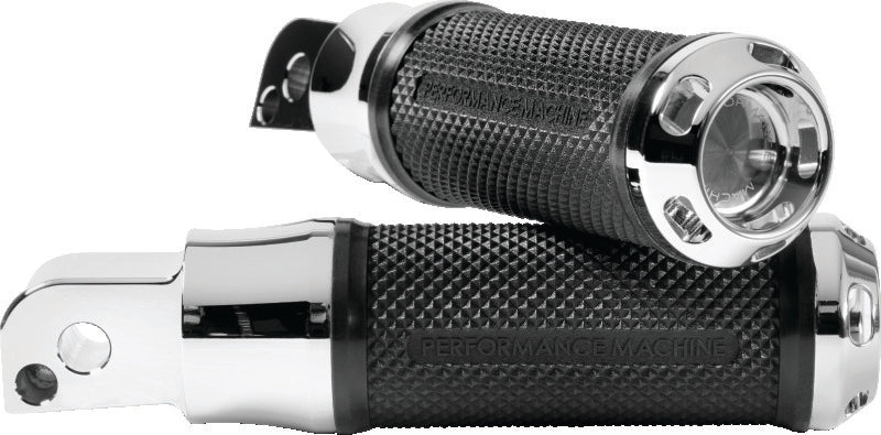 Performance Machine 0035-1241M-CH - PFM0035-1241M-CH - Performance Machine Footpegs Apex Passenger - Chrome - Shipped in Europe - Tuningsupply.com