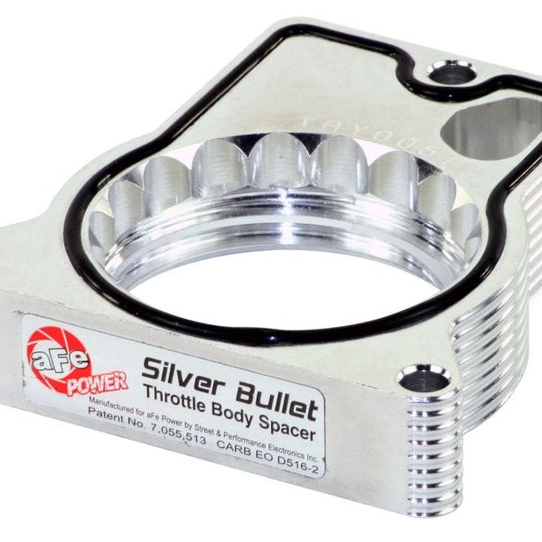 aFe 46-34005 - AFE46-34005 - aFe Silver Bullet Throttle Body Spacers TBS GM C/K 1500/2500/3500 96-00 V8-5.0L 5.7L - Shipped in Europe - Tuningsupply.com