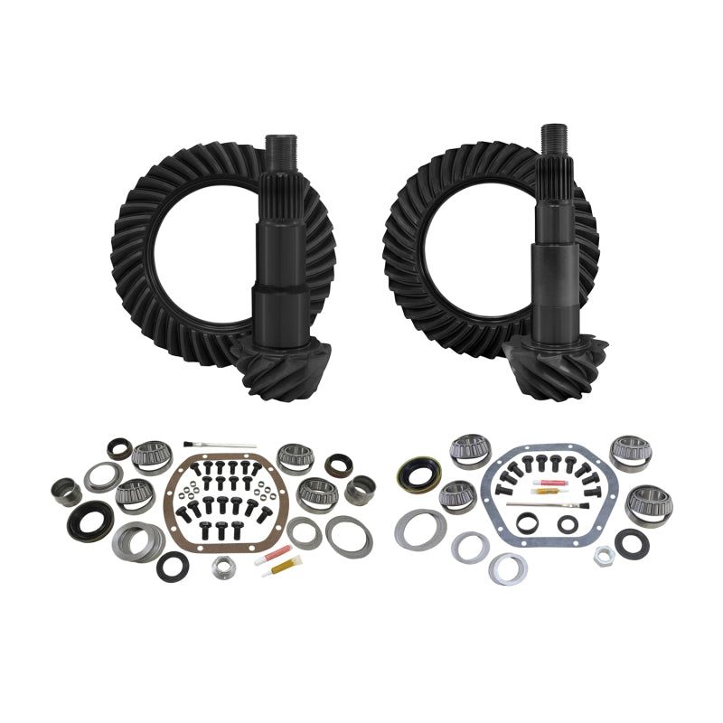Yukon Gear & Axle YGK012 - YUKYGK012 - Yukon Gear & Install Kit Package For Jeep JK (Non-Rubicon) in a 4.56 Ratio - Shipped in Europe - Tuningsupply.com