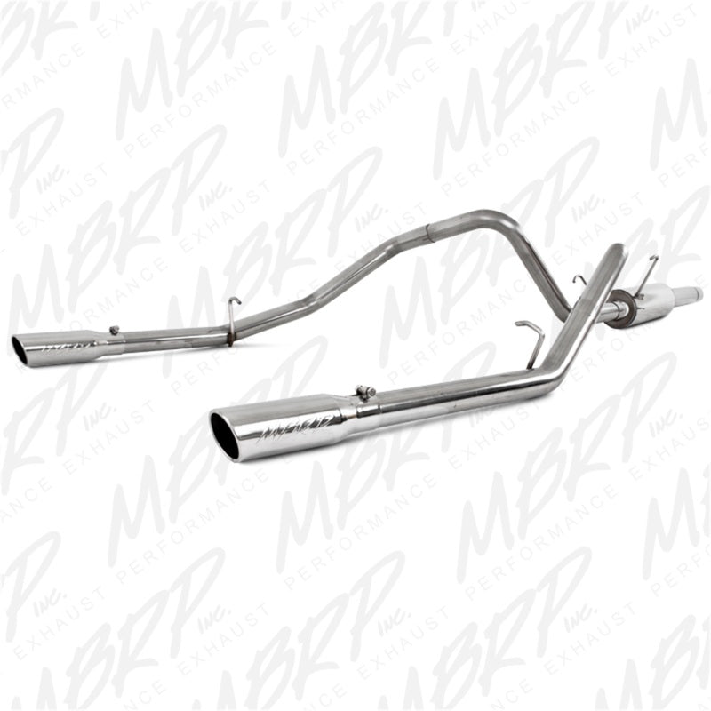 MBRP PS5108409 - MBRPS5108409 - MBRP 2003 Dodge Ram Hemi 1500 5.7L SC/CC-SB Cat Back Dual Split Rear - Shipped in Europe - Tuningsupply.com
