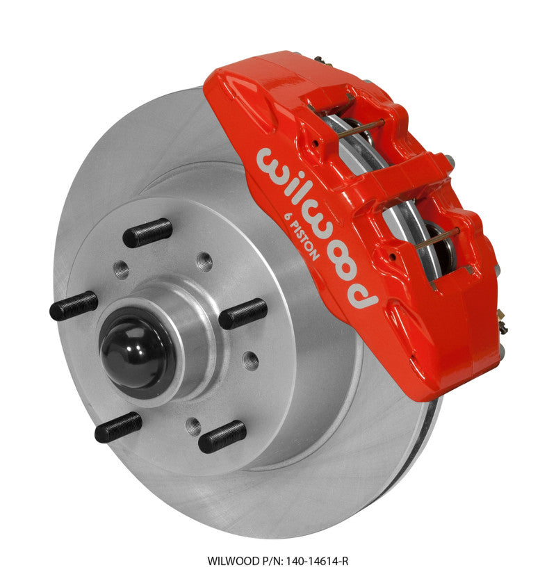 Wilwood 140-14614-R - WIL140-14614-R - Wilwood Dynapro 6 Front Kit 11.75 Rotor Red 68-72 Ford F100 - Shipped in Europe - Tuningsupply.com