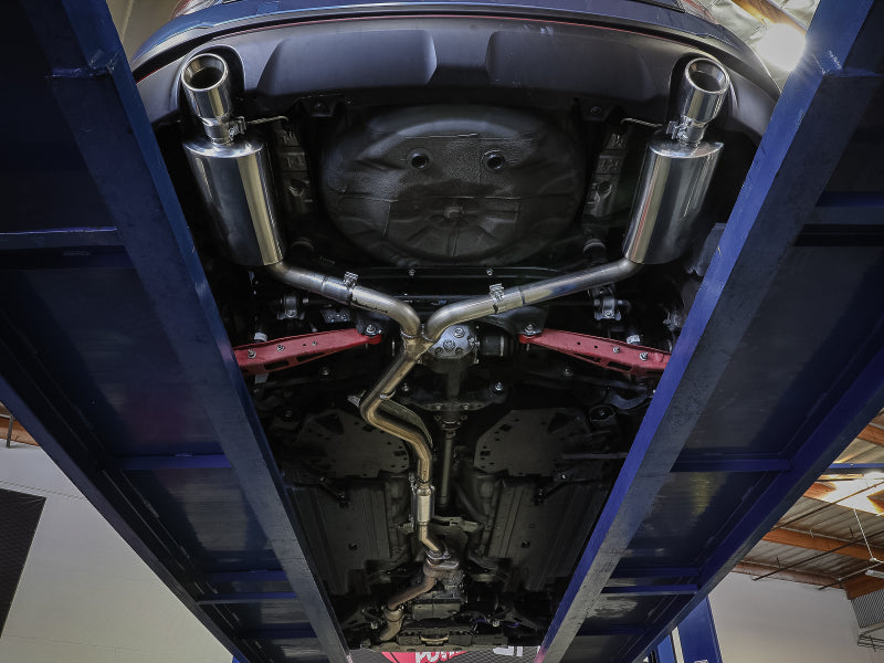 aFe 49-36804-B - AFE49-36804-B - aFe Subaru Forester XT 14-18 H4-2.5L (t) Takeda 2-1/2in to 2-1/4in 304 SS Cat-Back- Black Tip - Shipped in Europe - Tuningsupply.com