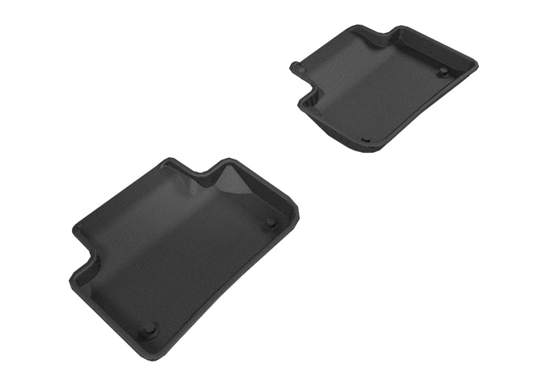 3D MAXpider L1AD04721509 - ACEL1AD04721509 - 3D MAXpider 2018-2020 Audi Q5 Kagu 2nd Row Floormats - Black - Shipped in Europe - Tuningsupply.com