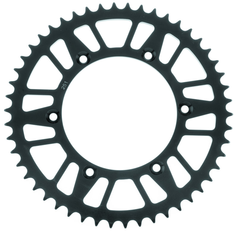BikeMaster 965121 - BKM965121 - BikeMaster Honda Yamaha Rear Steel Sprocket 520 48T - Black - Shipped in Europe - Tuningsupply.com