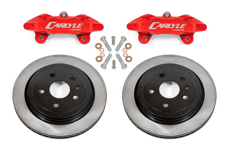BMR Suspension DBK351 - BMRDBK351 - BMR 14-17 Chevrolet SS Brake Kit For 15in Conversion Solid Rotors Red Calipers - Shipped in Europe - Tuningsupply.com