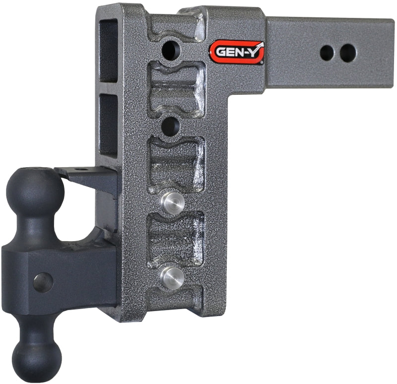 GEN-Y Hitch GH-1724 - GENGH-1724 - Gen-Y Mega Duty 3in Shank 9in Drop 3.5K TW 32K Hitch w/GH-0161 Dual-Ball/GH-0162 Pintle Lock - Shipped in Europe - Tuningsupply.com