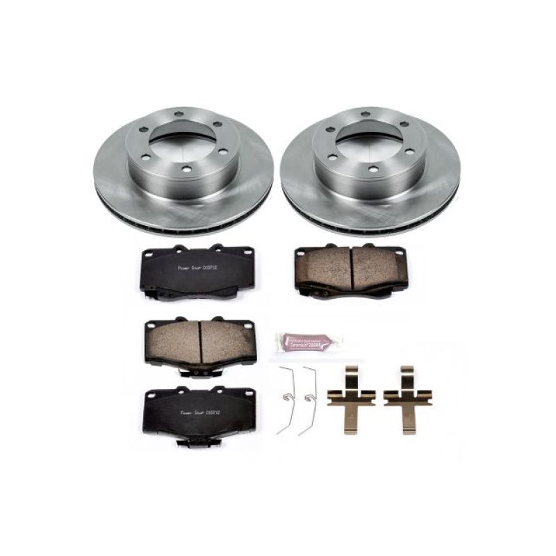 PowerStop KOE1233 - PSBKOE1233 - Power Stop 95-02 Toyota 4Runner Front Autospecialty Brake Kit - Shipped in Europe - Tuningsupply.com