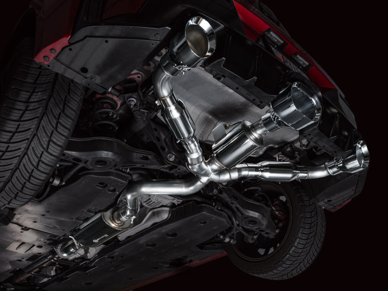 AWE Tuning 3015-52472 - AWE3015-52472 - AWE 23-24 Toyota GR Corolla Touring Edition Catback Exhaust - Chrome Silver Tips - Shipped in Europe - Tuningsupply.com