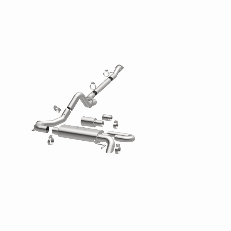 Magnaflow 19559 - MAG19559 - MagnaFlow 2021 Ford Bronco Overland Series Cat-Back Exhaust w/ Single Straight Driver Exit- No Tip - Shipped in Europe - Tuningsupply.com