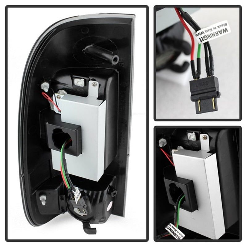 SPYDER 5078179 - SPY5078179 - Spyder Ford F150 side 97-03/F250 Super Duty 99-07 LED Tail Lights Blk Smke ALT-YD-FF15097-LED-BSM - Shipped in Europe - Tuningsupply.com