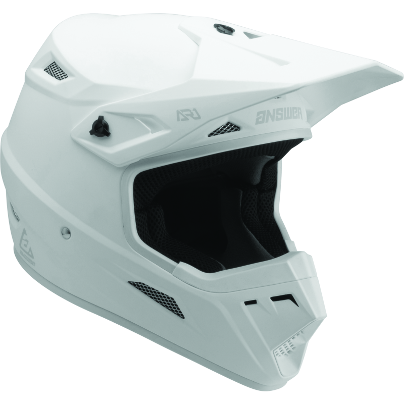 Answer 446366 - ANS446366 - Answer AR1 Solid Helmet White Youth - Large - Shipped in Europe - Tuningsupply.com