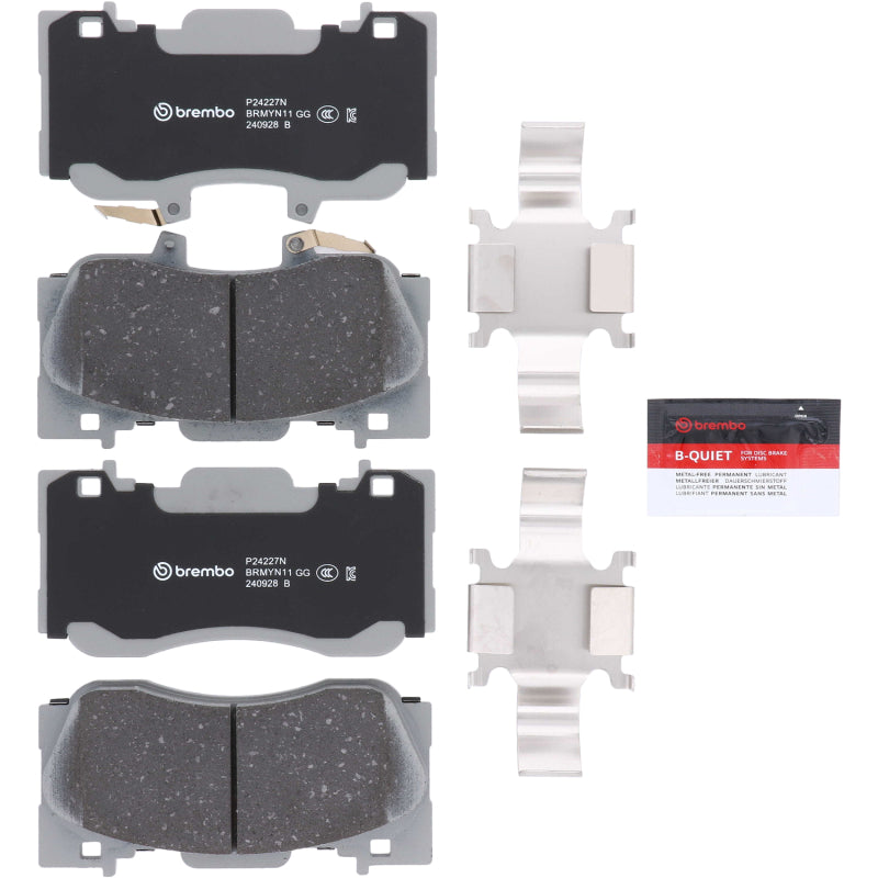 Brembo OE - BREP24227N - Brembo 15-22 Ford Mustang Front NAO Brake Pad - Shipped in Europe - Tuningsupply.com