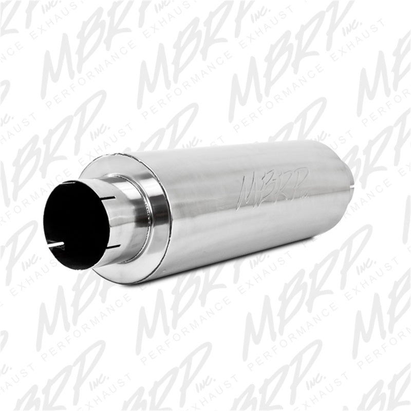 MBRP PM2220A - MBRPM2220A - MBRP Universal Quiet Tone Muffler 5in Inlet /Outlet 8in Dia Body 31in Overall - Shipped in Europe - Tuningsupply.com