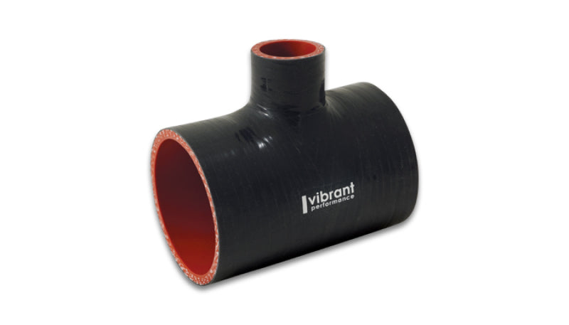 Vibrant 19689 - VIB19689 - Vibrant Silicone T-Hose Coupler Hose ID 2.50in Overall Length 4in Branch ID 1in - Shipped in Europe - Tuningsupply.com