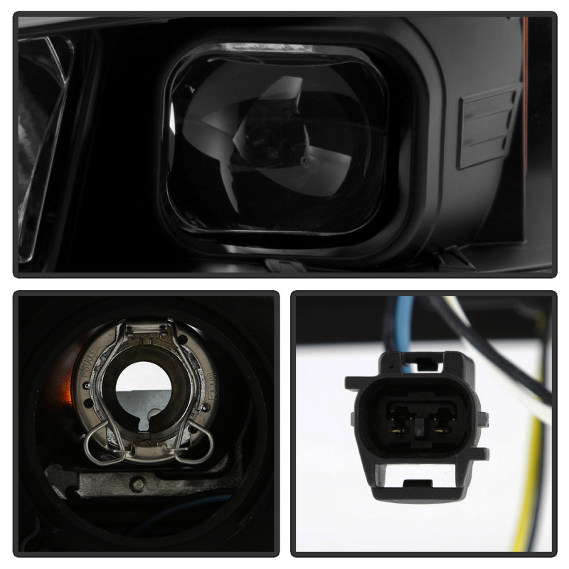 SPYDER 5088154 - SPY5088154 - Spyder 14-20 Toyota 4Runner Projector Headlights w/Seq. LED Turn Sig. LED White Light Bar Park Light - Shipped in Europe - Tuningsupply.com