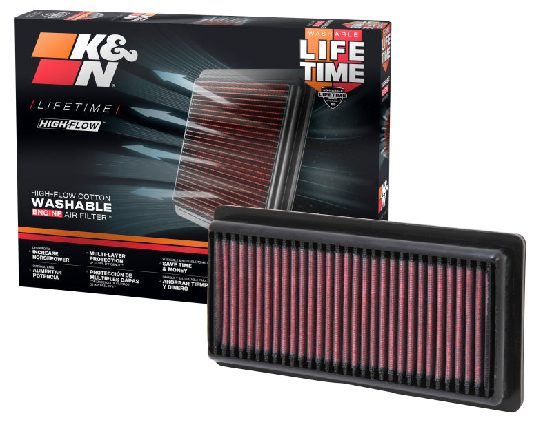 K&N Engineering 33-2056 - KNN33-2056 - K&N 94-02 Dodge Ram 2500/3500 5.9L DSL Drop In Air Filter - Shipped in Europe - Tuningsupply.com