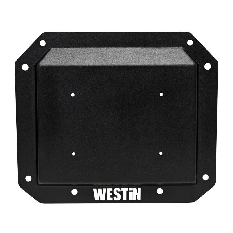 Westin 59-89055 - WES59-89055 - Westin 21-25 Ford Bronco (Excl. Sport) Spare Tire Delete Plate - Tex. Blk - Shipped in Europe - Tuningsupply.com