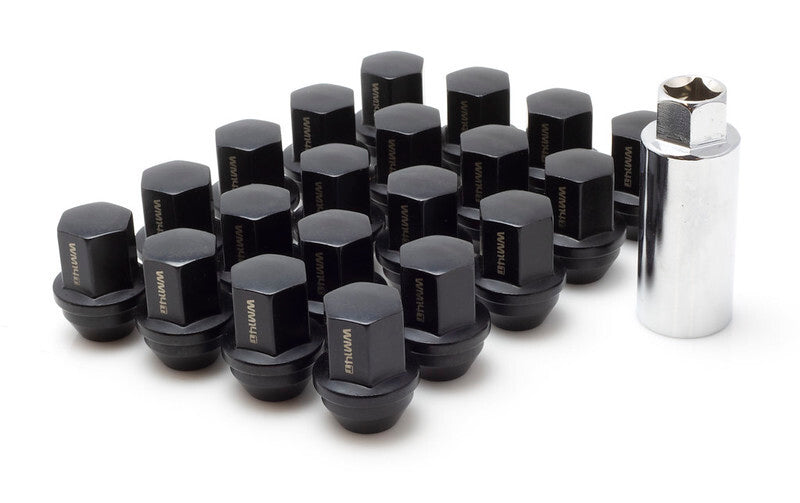 Wheel Mate WM14TB20 - WHMWM14TB20 - Wheel Mate WM14T Closed End Lug Nuts - QTY 20/Black - Shipped in Europe - Tuningsupply.com