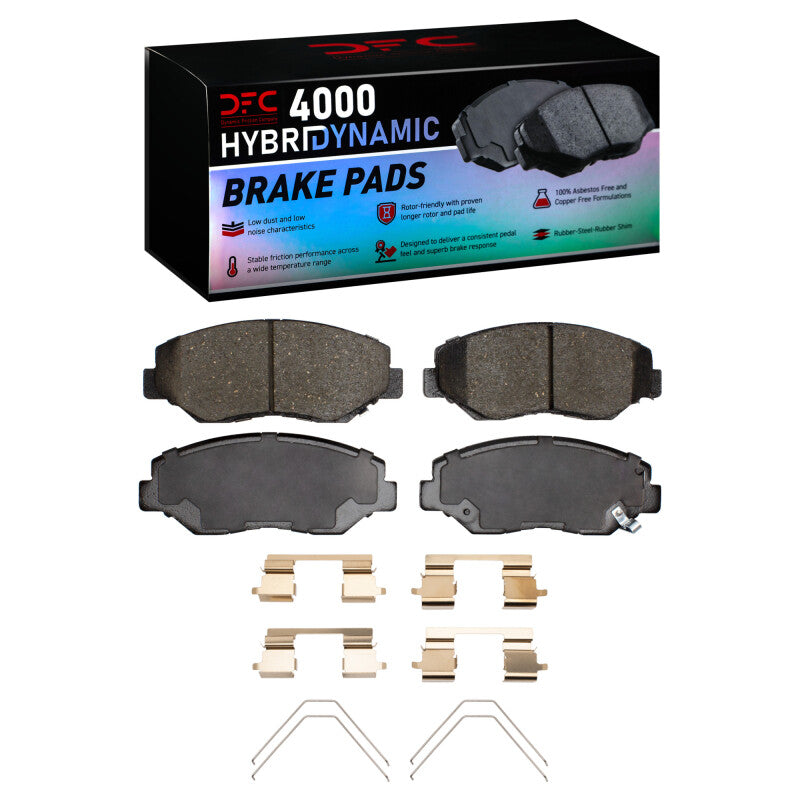 DFC - DFC4000-0914-01 - DFC 13-21 Honda Civic Front 4000 HybriDynamic Brake Pads and Hardware Kit - Shipped in Europe - Tuningsupply.com