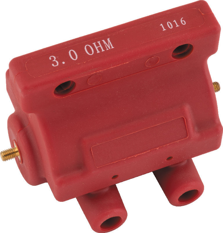 TwinPower 210070 - TWP210070 - Twin Power 85-03 Big Twin and XL Ignition Coil Red Replaces H-D 31614-83A 3 Ohm Original Style - Shipped in Europe - Tuningsupply.com