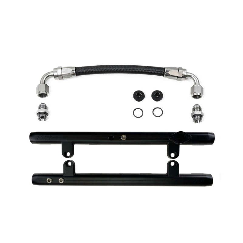 DeatschWerks 7-305 - DWK7-305 - DeatschWerks Ford 4.6 3-Valve Fuel Rails with Crossover - Shipped in Europe - Tuningsupply.com