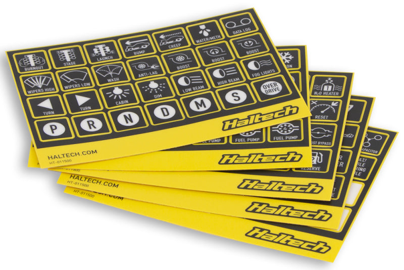 Haltech HT-011500 - HALHT-011500 - Haltech CAN Keypad Label Set - Shipped in Europe - Tuningsupply.com