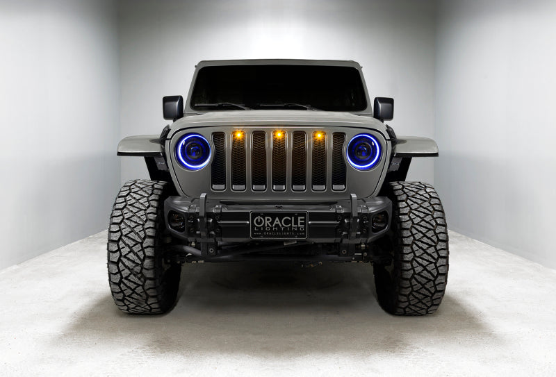 ORACLE Lighting 5839-504-B - ORL5839-504-B - Oracle Oculus Bi-LED Projector Headlights for Jeep JL/Gladiator JT - w/ Simple Controller - Shipped in Europe - Tuningsupply.com