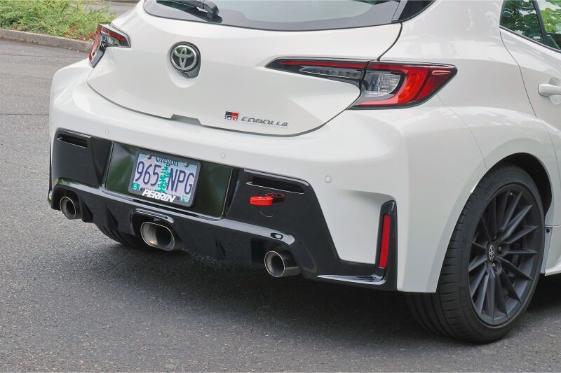 Perrin Performance PTP-BDY-251RD - PERPTP-BDY-251RD - PERRIN 23-26 Toyota GR Corolla Rear Tow Hook - Red - Shipped in Europe - Tuningsupply.com
