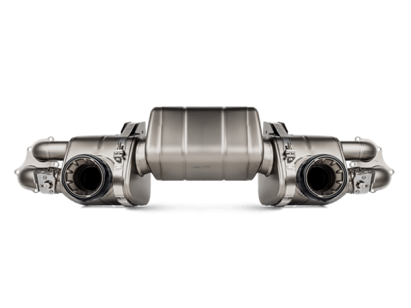 Akrapovic S-PO/TI/18/1 - AKRS-PO/TI/18/1 - Akrapovic 2020+ Porsche Cayman GT4 (718) Slip-On Race Line (Titanium) (Req Tips / Option 2) - Shipped in Europe - Tuningsupply.com