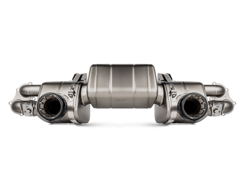 Akrapovic - AKRS-PO/TI/18/1-TP - Akrapovic 2020+ Porsche Cayman GT4 (718) Slip-On Line (Option 2) w/Titanium Tips - Shipped in Europe - Tuningsupply.com