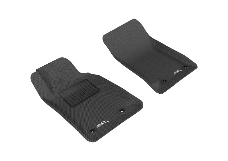 3D MAXpider L1CH01711509 - ACEL1CH01711509 - 3D MAXpider 2010-2015 Chevrolet Camaro Kagu 1st Row Floormat - Black - Shipped in Europe - Tuningsupply.com
